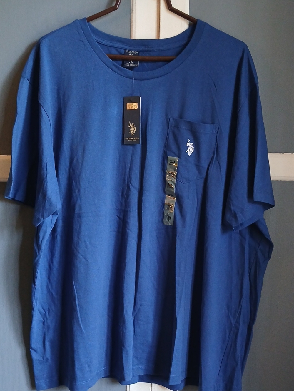 U.S. Polo Assn. Short-Sleeve Crew Pocket Tee - Royal Blue